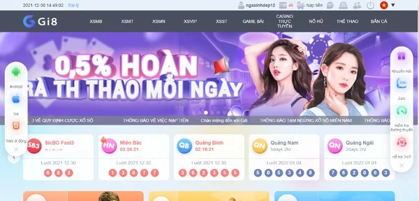 Hoàn trả 0.8% Game Casino - Đặc điểm nổi bật hấp dẫn của nhà cái Gi8